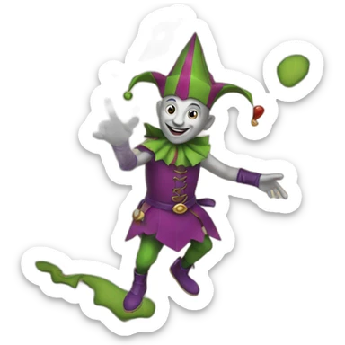 The Jester gets out of the map sticker