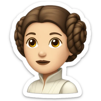 Leia star wars sticker