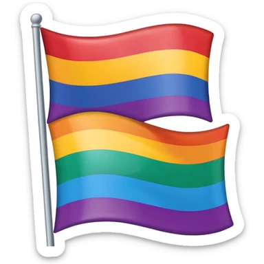 Lesbian flag sticker