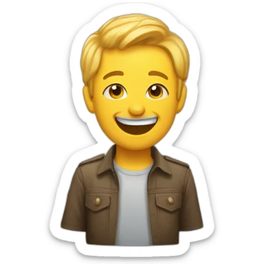 Pleure de rire sticker