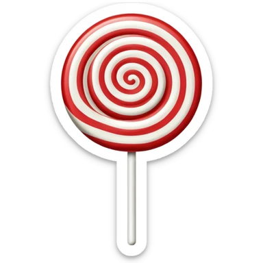 Vintage circus lollipop sticker