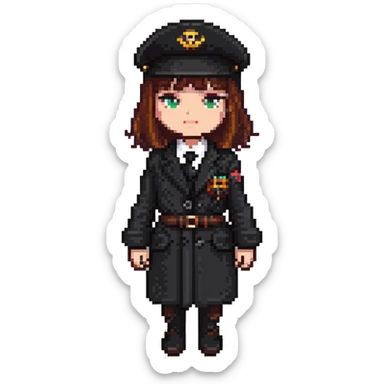 Штирлиц in a spy-themed outfit sticker