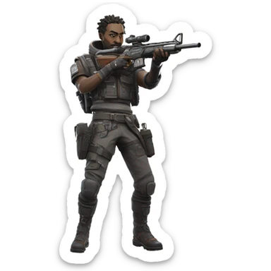 Apex Legends Revenant aiming rifle sticker