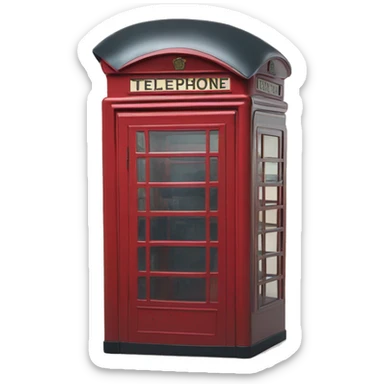 London telephone booth  sticker