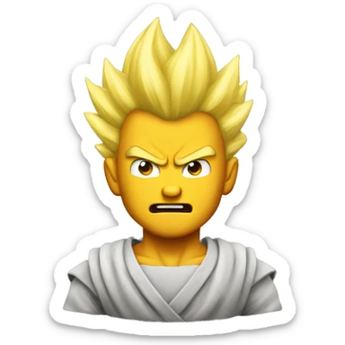 peepo super saiyan god sticker