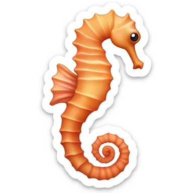sea horse sticker