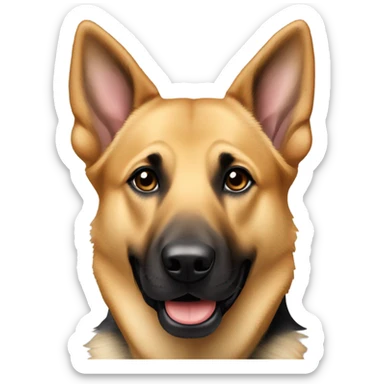 German Shepherd Labrador mix sticker