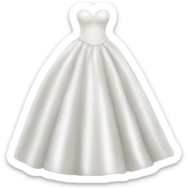Wedding dress sticker