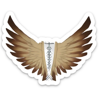 Wings of freedom logo attack on titan  sticker