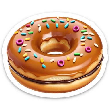 Donuts on brinjal sticker