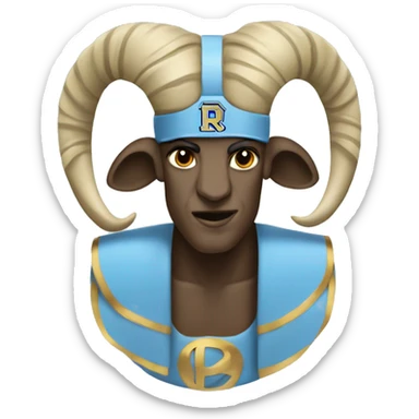 unc ramses ram sticker