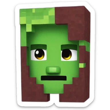 Creeper minecraft sticker