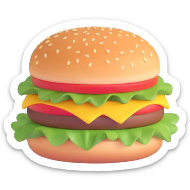 burger sticker