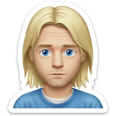 Kurt cobain sticker