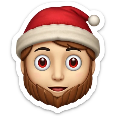 Crea un emoji de un tió de Nadal sticker