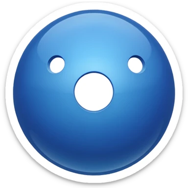 Point in Europe map blue sticker