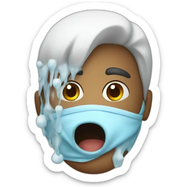 having a cold sticker