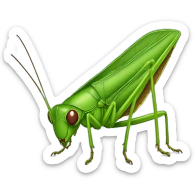 katydid sticker