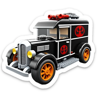 Darth Vader’s Lego rat rod Very large rat infested 1936 mover’s moving truck rc basher sticker
