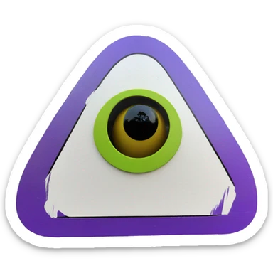 Susan’s Painted wooden flattened UFO alien spaceship shaped birdhouse - -no emoji  sticker