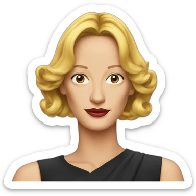 Uma thurman sticker