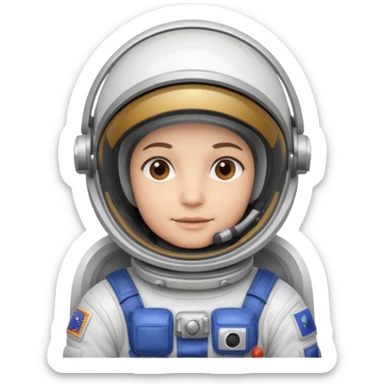 Astronaut sticker