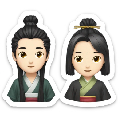 Wei wuxian and Lan wangji sticker