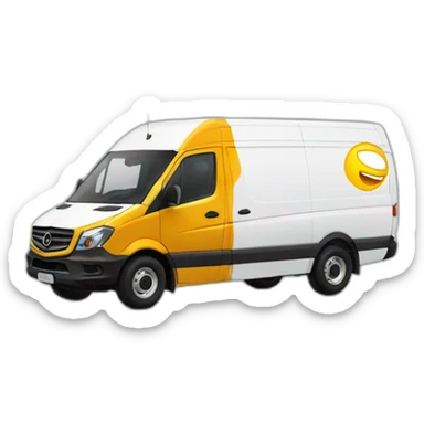 sprinter van WITH AMAZON LOGO sticker