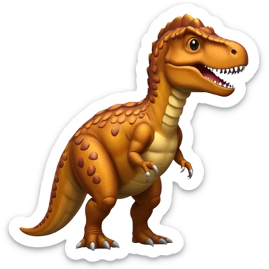 t rex king sticker