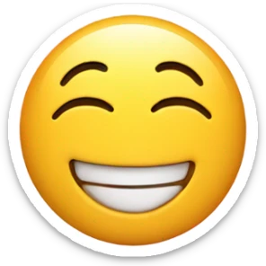 Happy Face with hearts around it sticker