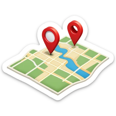 Map Pin / Location Marker sticker