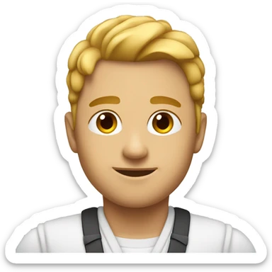 done in bold text sticker