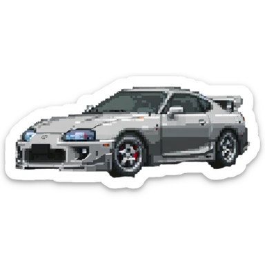 Toyota Supra 1980s sticker