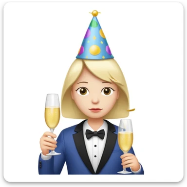 Party pooper sticker