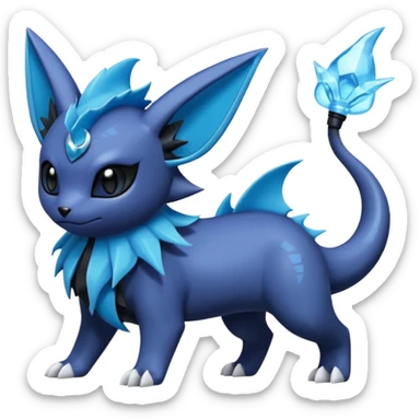Luxray-Absol-Noibat-Vaporeon-Dewott-fusion sticker