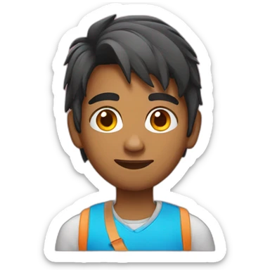 indian teenage gamer sticker