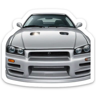 nissan skyline r34 sticker