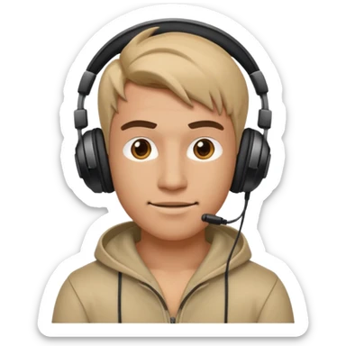 GenZ man. he must look like a gamer also attitude and egoistic sticker