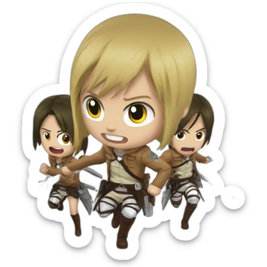 attack on titan sticker