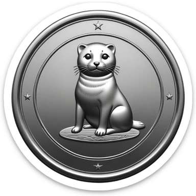 Make a coin engraved seal  whole body  sticker