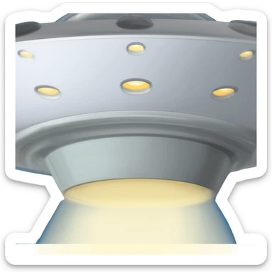 Creamsauce in a UFO sticker