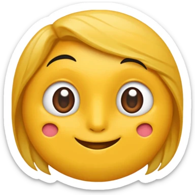 یک ایموجی با ترکیب روی هم رفته سه حرف اینگلیسی s i n sticker