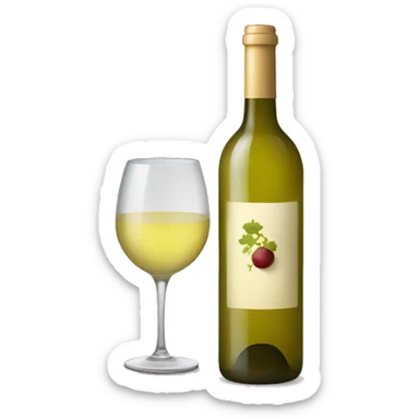 White wine sticker