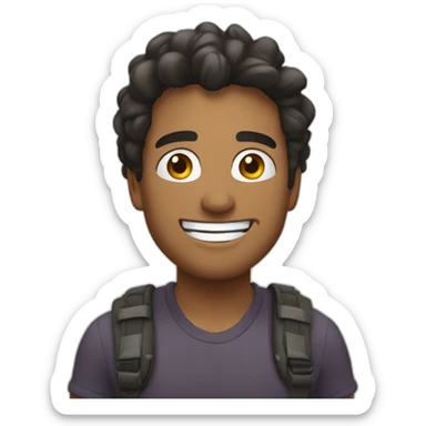 Desde sonrisa hasta carcajada sticker