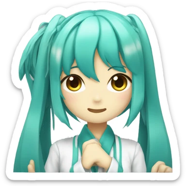 Miku Hatsune sticker