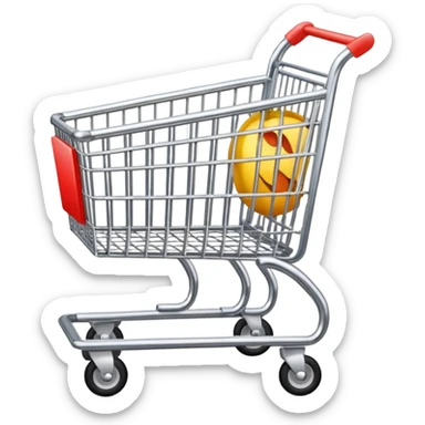 shopping cart sticker