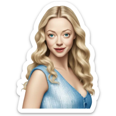 amanda seyfried in mamma mia sticker