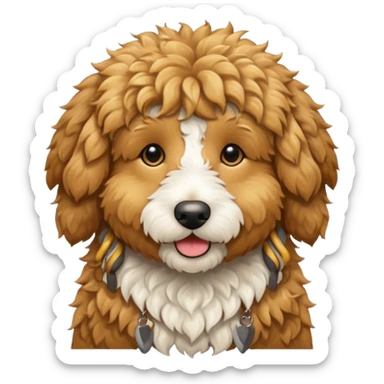 golden doodle sticker