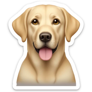 Labrador Retriever in festis petasum sticker