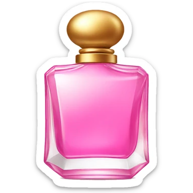 Pink fancy perfume sticker